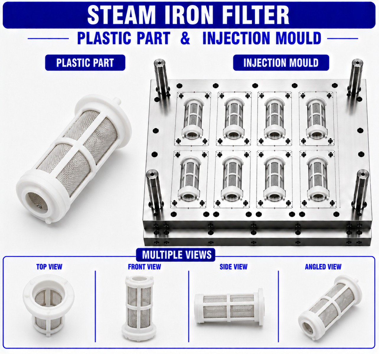 Steam Iron Plastic Filter Mould and Moulding Service